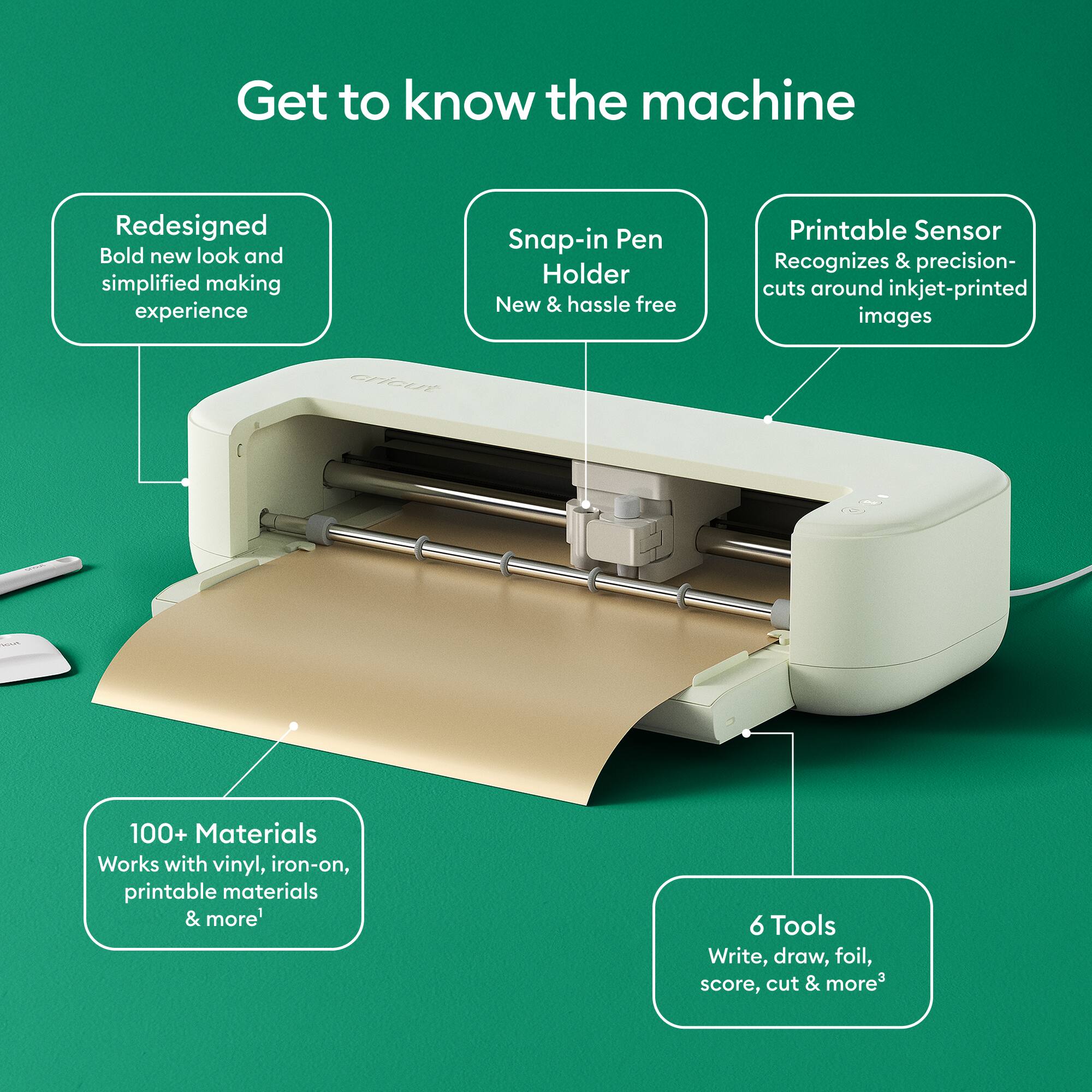 Cricut Explore® 5 Taupe + Essential Bundle